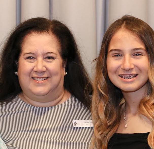 Volunteers supporting moms and kids