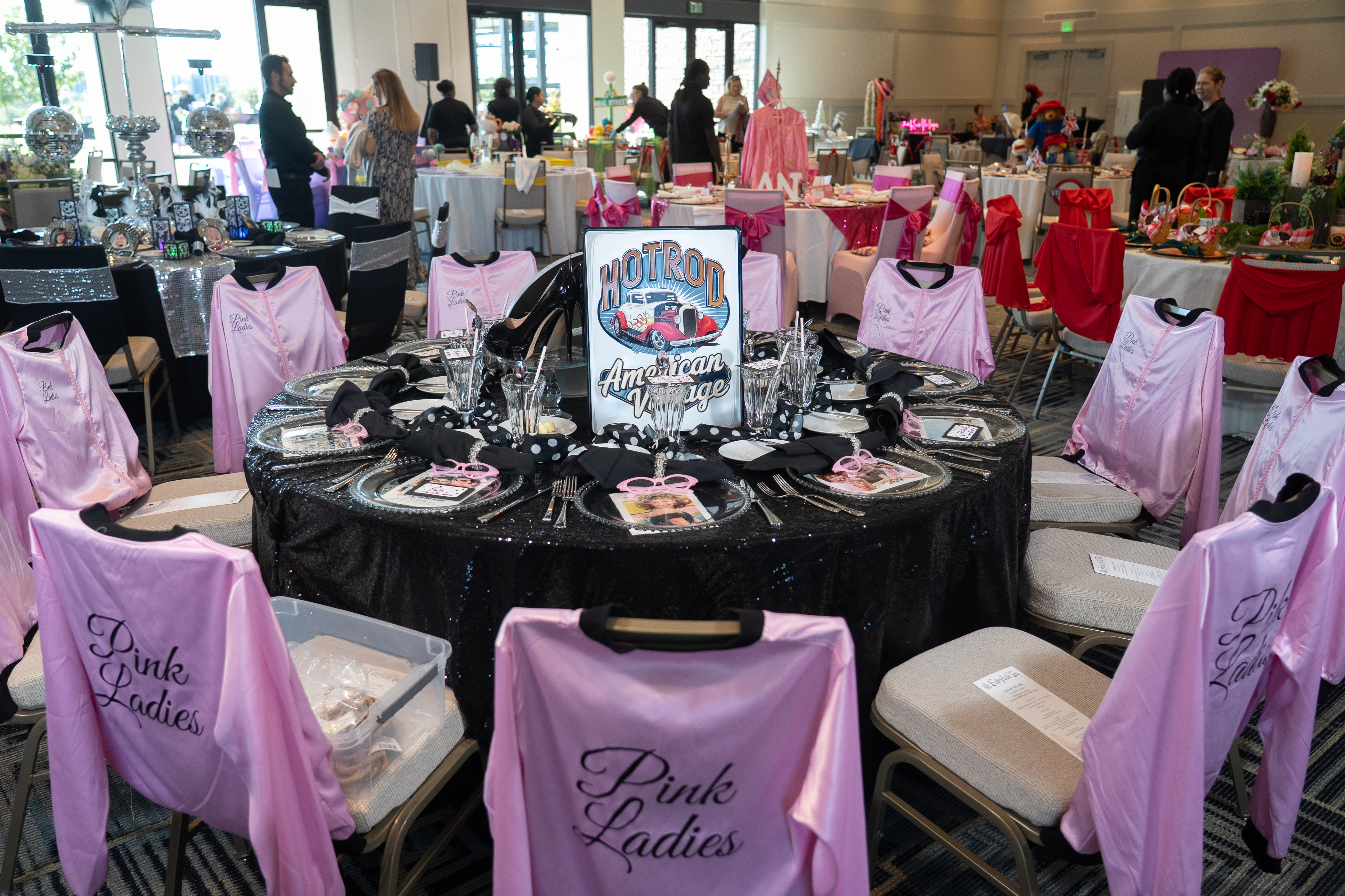 Fairytale Tea decor, guests, and celebration